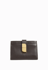 Nat And Nin Aude Leather Cardholder Wallet in Ebony