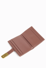 Nat And Nin Aude Leather Cardholder Wallet in Rosewood