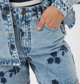 Kaffe Babena Embroidered Denim Shorts *Two Colours*