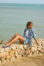 Kaffe Babena Embroidered Denim Shorts