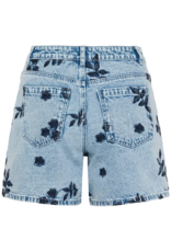 Kaffe Babena Embroidered Denim Shorts