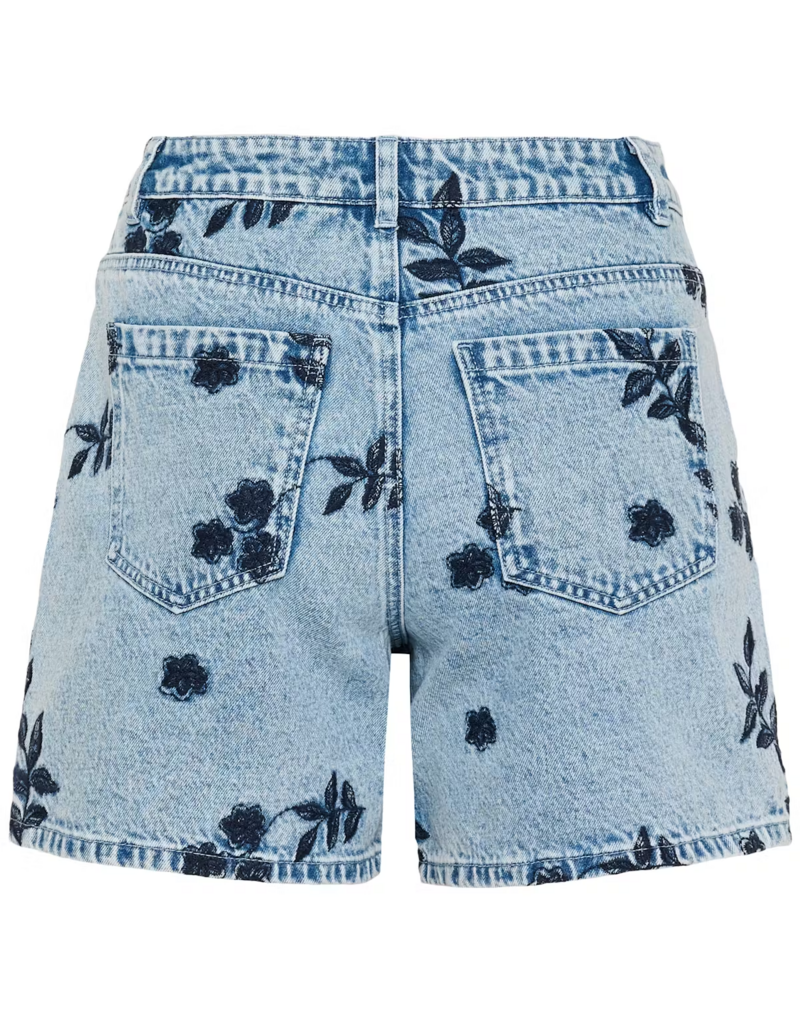 Kaffe Babena Embroidered Denim Shorts