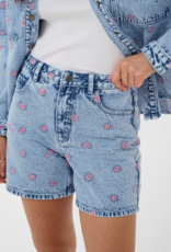 Kaffe Babena Embroidered Denim Shorts