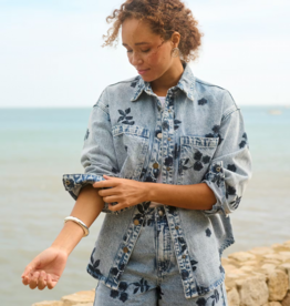 Kaffe Babena Embroidered Denim Jacket *Two Colours*