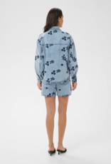 Kaffe Babena Long Sleeve Embroidered Denim Jacket