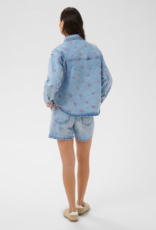 Kaffe Babena Long Sleeve Embroidered Denim Jacket