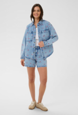 Kaffe Babena Long Sleeve Embroidered Denim Jacket
