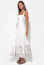 Adelyn Rae Olivia Midi Dress in White