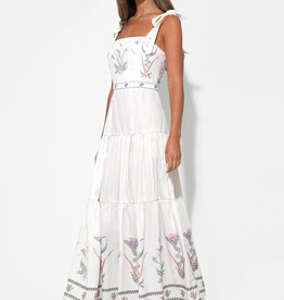 Adelyn Rae Olivia Tiered Midi Dress