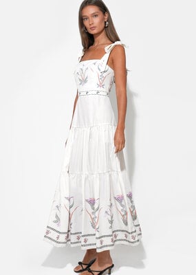 Adelyn Rae Olivia Tiered Midi Dress