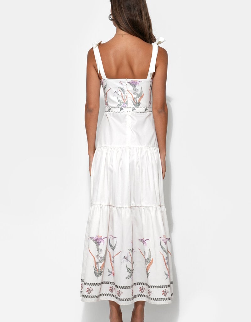 Adelyn Rae Olivia Midi Dress in White