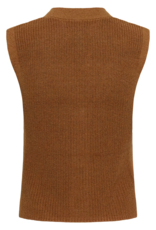 Part Two Batilda Knitted Waistcoat in Argan Oil