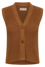 Part Two Batilda Knitted Waistcoat in Argan Oil