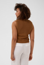 Part Two Batilda Knitted Waistcoat in Argan Oil