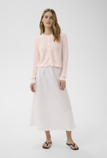 Part Two Gigia Linen/Cotton Blend Cardigan in Mauve Chalk