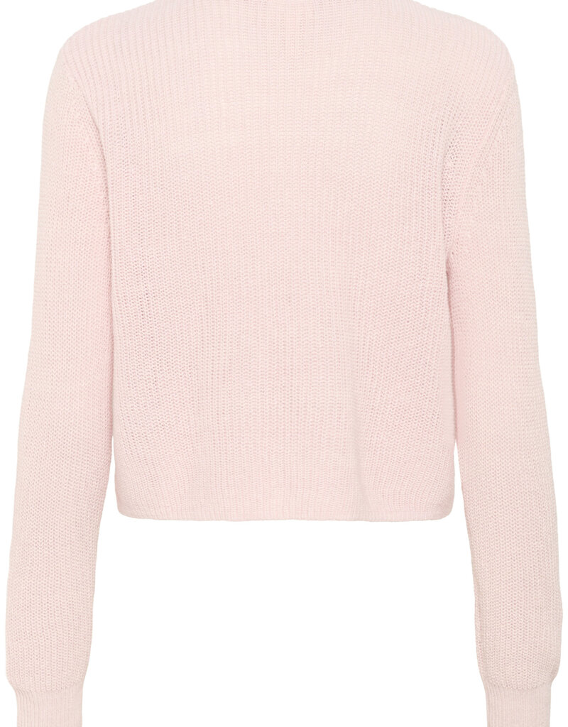 Part Two Gigia Linen/Cotton Blend Cardigan in Mauve Chalk