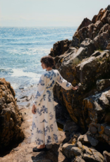 Part Two Alya 100% Cotton Dress in Blue Shadow Floral Print