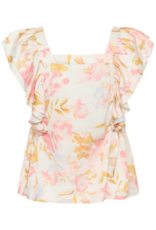 Part Two Binara Sleeveless Top in Peach Blossom Print
