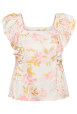 Part Two Binara Sleeveless Top in Peach Blossom Print