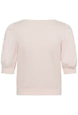 Part Two Bindi Short Sleeve Cardigan in Mauve Chalk