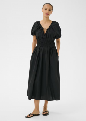 Part Two Bodilla Organic Cotton Puff Sleeve Dress