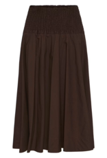 InWear Raven 100% Cotton Skirt in Coffee Bean Brown