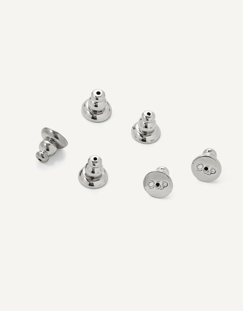 Olive & Piper Earring Backing Pairs - Silver