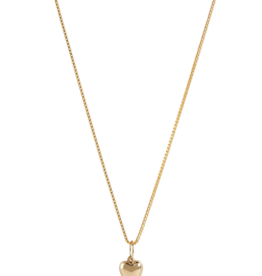 Lisbeth Florence 14K Gold Filled Puffed Heart Necklace