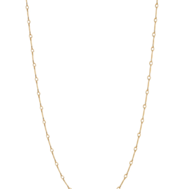 Lisbeth Cara 14k Gold Filled Bar Chain Necklace - 20"