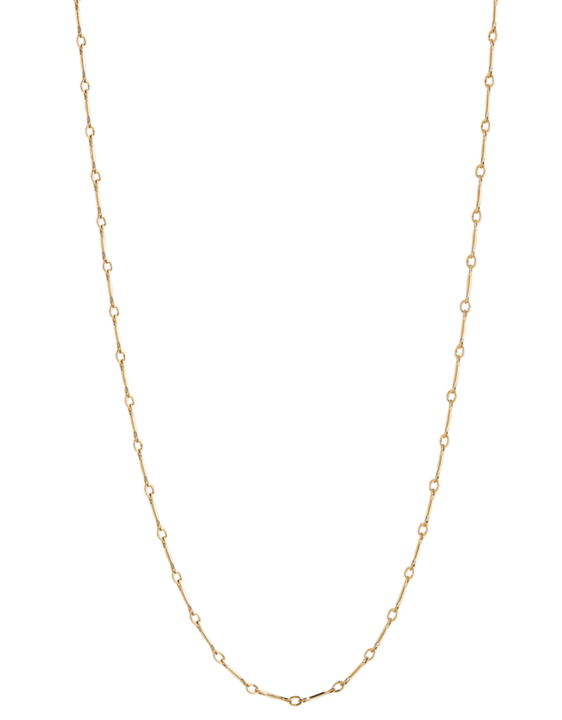 Lisbeth Cara 14k Gold Filled Bar Chain Necklace - 20"