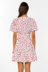 Velvet Heart Stila 100% Cotton Poplin Dress in Strawberry Print