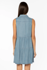 Velvet Heart Collette Sleeveless Blue Indigo Dress