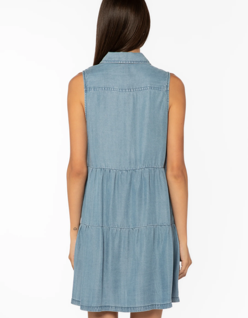 Velvet Heart Collette Sleeveless Blue Indigo Dress