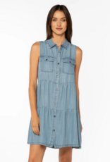Velvet Heart Collette Sleeveless Blue Indigo Dress