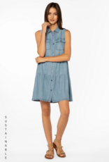 Velvet Heart Collette Sleeveless Blue Indigo Dress
