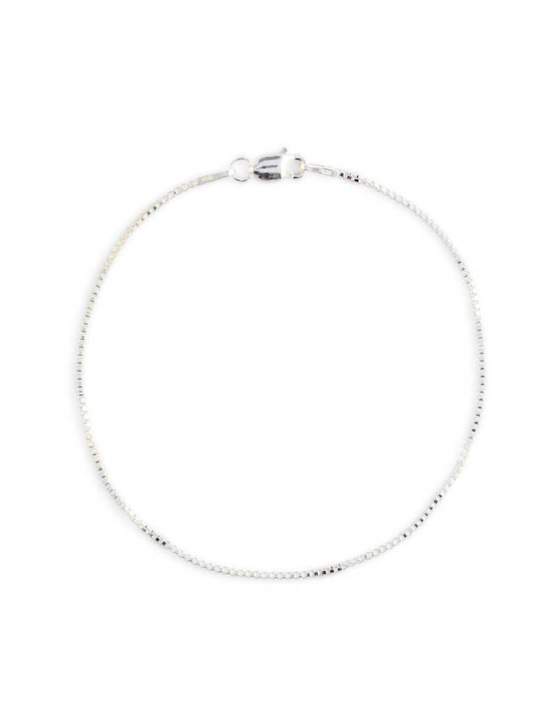Lisbeth Byrdie Sterling Silver Chain Bracelet - 7"