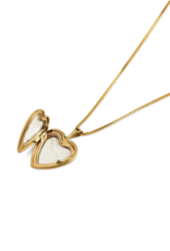 Lisbeth Classic Heart Locket - Gold Filled