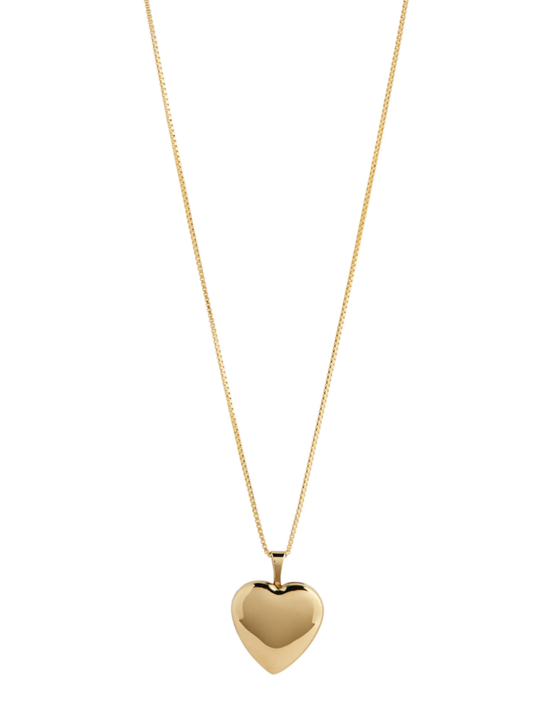 Lisbeth Classic Heart Locket - Gold Filled