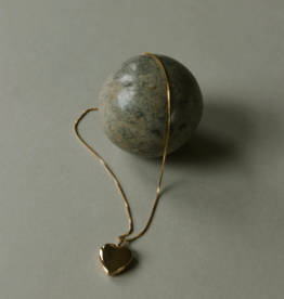 Lisbeth Classic Heart Locket - Gold Filled
