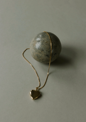 Lisbeth Classic Heart Locket - Gold Filled