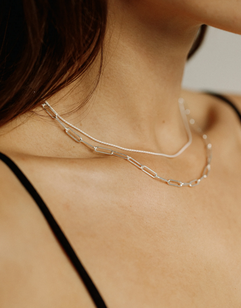 Lisbeth Miriam Sterling Silver Box Chain