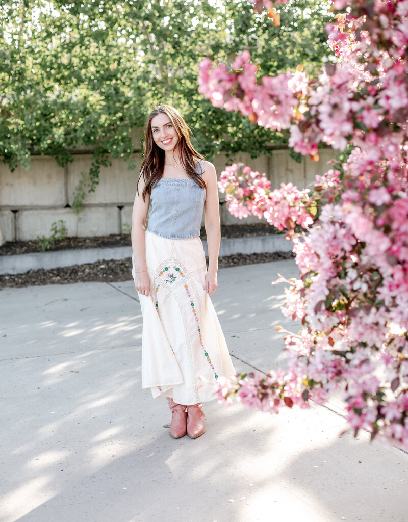 Louizon Wawa Embroidered Maxi Skirt in Ecru (FINAL SALE)