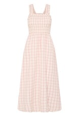 B.Young Genya 100% Cotton Dress in Pink Check