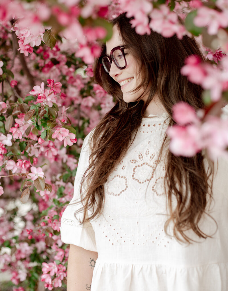 NKN Barcelona Jacin Blouse with Openwork Embroidery in Cream