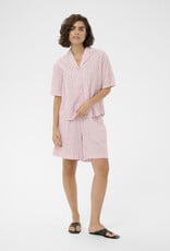 Kaffe Lara 100% Cotton Button Up Shirt in Ballerina Chalk Stripe