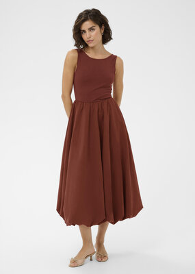 Kaffe Kirsten Sleeveless Bubblehem Midi Dress
