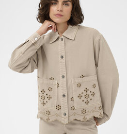 Kaffe Mimi Embroidered Cotton Jacket