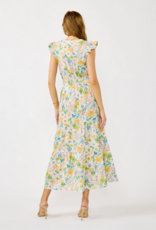 LoveStitch Morning Meadow 100% Cotton Maxi Dress in Mixed Floral