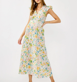 LoveStitch Morning Meadow Floral Cotton Maxi Dress