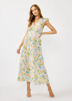 LoveStitch Morning Meadow Floral Cotton Maxi Dress